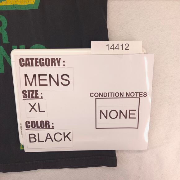 The Kayo Corp Smokin Super Chronic Crew Neck Graphic T Shirt Mens Size XL Black - Picture 8 of 9